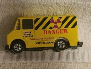 Mattel Hot Wheels The Simpsons Homer’s Nuclear Waste Van 9114 - 0910 Minty Fresh 2