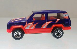 Matchbox MB73 Jeep Cherokee Purple - 1993 2