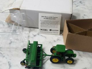 Vintage Ertl John Deere Mainstreet Tractor 6620 Grain Drill Mail Away Diecast
