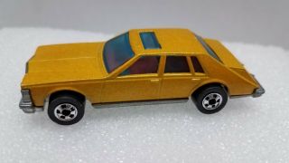 Vintage 1980 Hot Wheels Cadillac Seville Gold Flake Paint - Hong Kong -