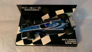 Jacques Villeneuve 1/43 Minichamps.  BAR 01 Testcar. 2