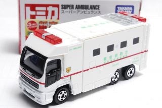 Tomica No.  116 Isuzu Giga Ambulance Miniture Scale Toy Car