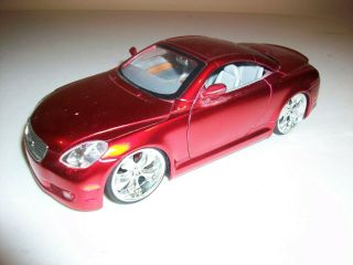 Jada Toys - Lexus Sc430 - Dub City - Red - 1:24 Scale - No Box