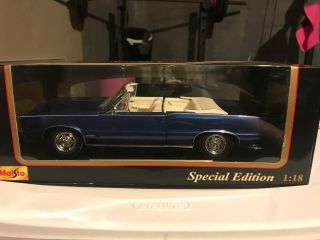 Maisto 1965 Pontiac Gto Special Edition 1:18 Scale Diecast W/box