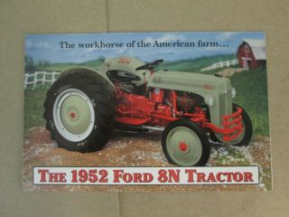 Danbury Brochure 1952 Ford 8n Tractor