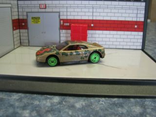 Hot Wheels Revealers,  Loose Ferrari 348,  1:64 Diecast Toy Car