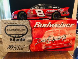 Dale Earnhardt Jr.  1999 Action Budweiser 8 Atlanta Motor Speed 1:24 Die - Cast