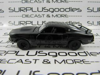 Greenlight 1:64 Loose Murdered Out Black 1969 Ford Mustang Trans Am Race Car 8
