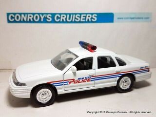 Road Champs 1/43rd Scale Miami Beach,  Florida Police Diecast Car - Loose