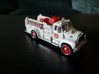 Matchbox 1963 Mack B Model Fire Engine Truck White