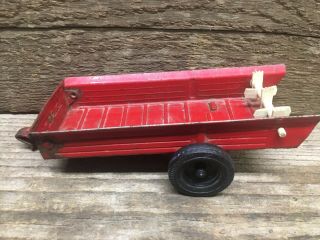 Vintage Ertl Diecast Metal Toy Farm Tool Wagon 75 - 7650