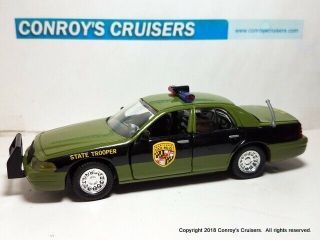 Road Champs 1/43rd Scale Maryland State Police Diecast Car - Loose