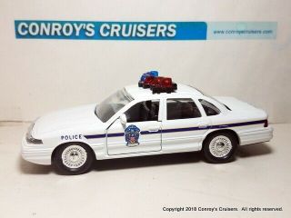 Road Champs 1/43rd Scale United States Park Police Diecast Car - Loose