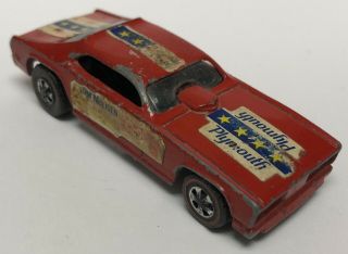 1970 Redline Rsw Hotwheels Plymouth Duster Funny Car Mongoose Tom Mcewen