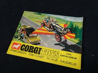 Vintage Corgi Toys Catalogue1969 Chitty Batman Batmobile And James Bond Aston