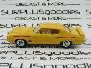 Johnny Lightning 1:64 Scale Loose Collectible Yellow 1971 Pontiac Gto The Judge