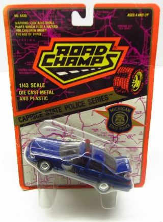 1/43 Road Champs Chevrolet Caprice Michigan State Patrol Police Moc