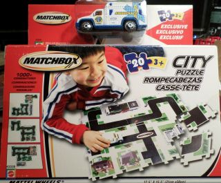 Mx - 18 Matchbox Exclusive 20 Piece Puzzle With Ambulance Lqqk Read