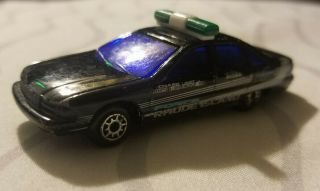 Maisto Tonka 1990s Chevrolet Chevy Caprice Diecast Black Police Car Rhode Island