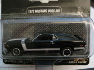 Johnny Lightning Black Bandit Series 1970 Mustang Boss 302 Bb3
