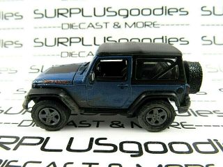 Greenlight 1:64 Loose Collectible Muddy Blue 2010 Jeep Wrangler Mountain Edition