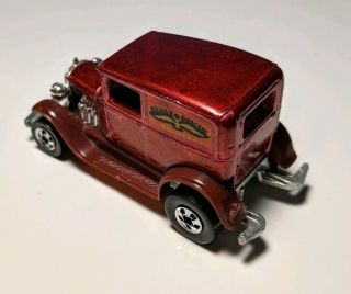 Vintage Hot Wheels A Ok Delivery Red Early Times 1/64 Diecast Ford Model A 2