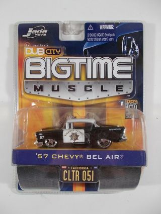 Jada Big Time Muscle 1/64 ’57 Chevy Bel Air Police