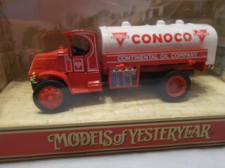 MATCHBOX MODELS OF YESTERYEAR Y23 - 2 1930 MACK TANKER CONOCO ISSUE 2 3