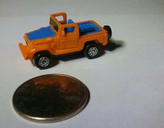 Micro Machines Toyota Land Cruiser 4 X 4 Orange/blue Galoob Comb.  Ship.