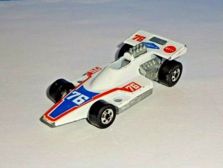 Hot Wheels 1 Loose 1978 - 79 Speedway Specials Formula 5000 White W/ Bws