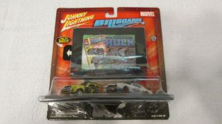 Johnny Lightning Marvel Mercury Cyclone & Amc Hornet Spider Man Hulk Billboards