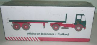 Atlas 4649103 1:76 Oo Railway Scale Stobart Atkinson Borderer Flatbed Lorry