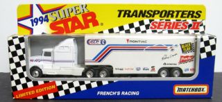 Matchbox 1994 Star Transporters Series Ii 43 Rodney Combs Rlp Racing