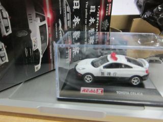 Real - X - Scale 1/72 - Japan Police Version - Toyota Celica - B - Mini Toy Car