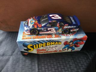 Dale Earnhardt Jr.  3 Superman Ac Delco Diecast Race Car 1:24 W/box