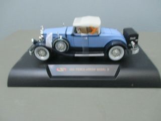 Pierce - Arrow 1930 Model B Signature Models Diecast Blue Car 1/32 Toy Collectible