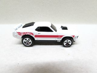 Hot Wheels Ford Mustang Mach 1 White Car 1997 Malaysia 5pack Exclusive
