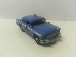 1956 56 Buick Century Police Collectible 1/64 Scale Diecast Diorama Model