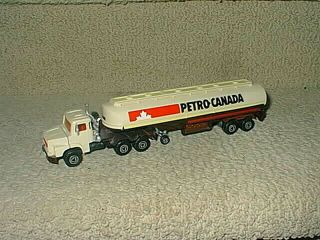Rare Vintage Majorette Petro Canada Fuel Tanker Truck Semi Scania 14.  0 Toy