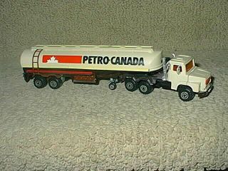 Rare Vintage Majorette Petro Canada Fuel Tanker Truck Semi Scania 14.  0 Toy 4
