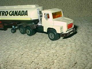 Rare Vintage Majorette Petro Canada Fuel Tanker Truck Semi Scania 14.  0 Toy 5