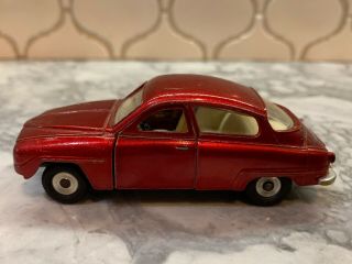 Dinky Toys 156 Saab 96 Made In England 1/43 Scale Exc