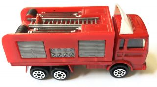 Vtg Majorette Red Fire Truck 1a 5