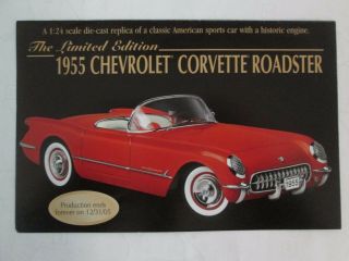 Danbury Brochure 1955 Chevy Corvette Roadster Le