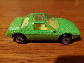Vintage 1984 Hot Wheels Diecast Pontiac Fiero Metallic Green
