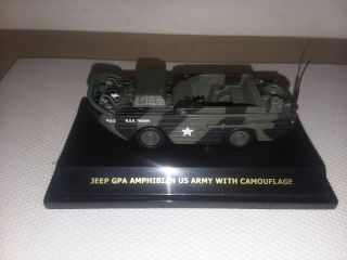 Victoria Models 1/43 Scale R033 - Jeep Gpa Amphibian U.  S.  Army/ No Box Or Case