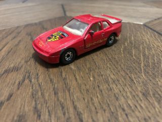 Matchbox Porsche 944 Turbo Red 1978 Made In England Diecast Scale Model