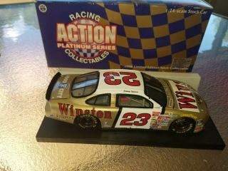 1998 Jimmy Spencer 23 Winston No Bull Ford 1/24 Nascar Diecast Limited Edition