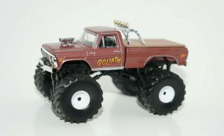 Goliath Monster Truck 1979 Ford F - 250 1/64 Scale Diecast Model Car Greenlight