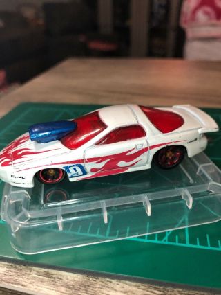 Hot Wheels Pro Stock Firebird 1:64 Diecast Toy Car 1998 White With Red Flames /p